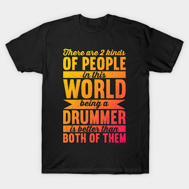 Drummer T-Shirt by medd.art